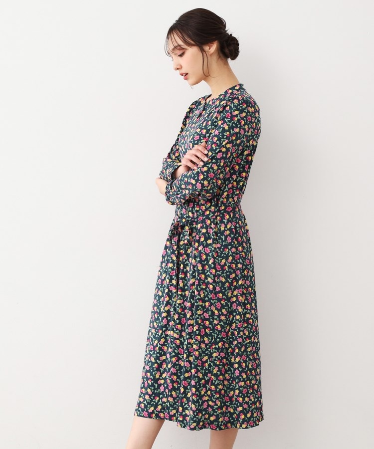 ローラアシュレイ(LAURA ASHLEY)の【ジャージ素材／洗える／同柄アイテムあり】ポリアンサス柄ワンピース1