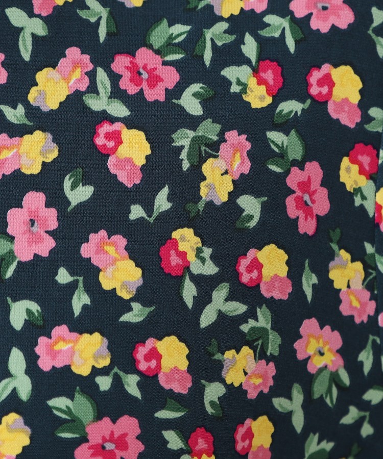 ローラアシュレイ(LAURA ASHLEY)の【ジャージ素材／洗える／同柄アイテムあり】ポリアンサス柄ワンピース4