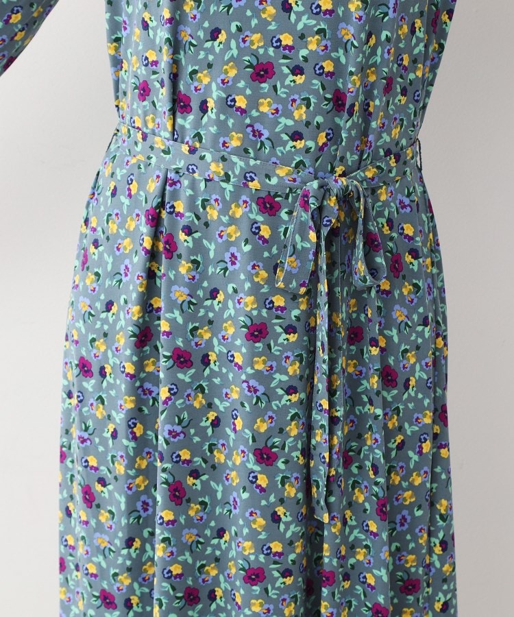ローラアシュレイ(LAURA ASHLEY)の【ジャージ素材／洗える／同柄アイテムあり】ポリアンサス柄ワンピース15