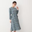 ローラアシュレイ(LAURA ASHLEY)の【ジャージ素材／洗える／同柄アイテムあり】ポリアンサス柄ワンピース ライトグレー(110)