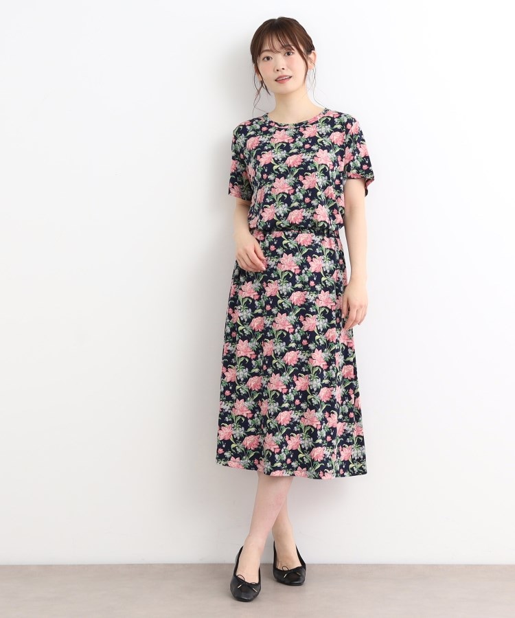 ローラアシュレイ(LAURA ASHLEY)の【洗える／ジャージ素材／同柄アイテムあり】シャーボーン柄プルオーバー3