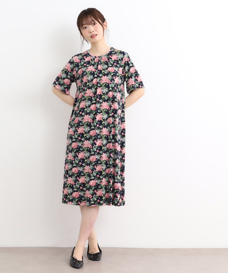 ローラアシュレイ(LAURA ASHLEY)の【洗える／ジャージ素材／同柄アイテムあり】シャーボーン柄ワンピース3