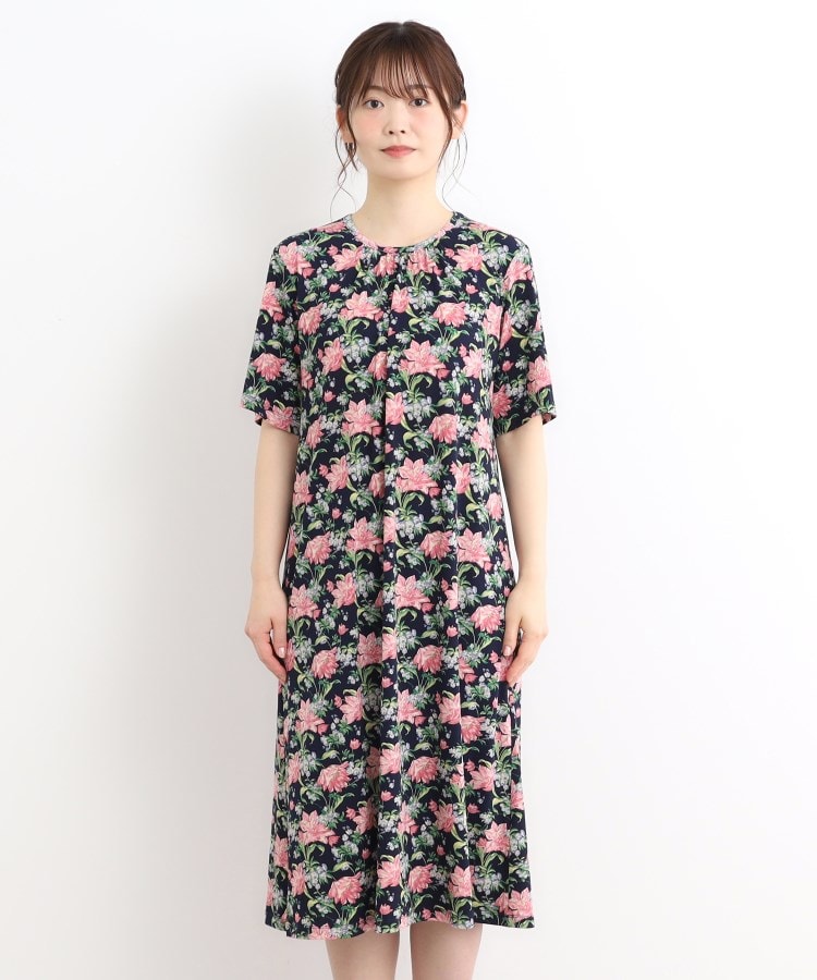 ローラアシュレイ(LAURA ASHLEY)の【洗える／ジャージ素材／同柄アイテムあり】シャーボーン柄ワンピース16