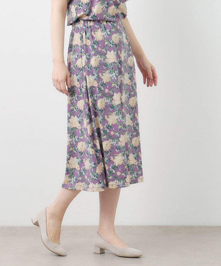 ローラアシュレイ(LAURA ASHLEY)の【洗える／ジャージ素材／同柄アイテムあり】シャーボーン柄スカート5