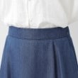 ローラアシュレイ(LAURA ASHLEY)の【脇ファスナーあり／ウエストゴム】セルロース デニムスカート12