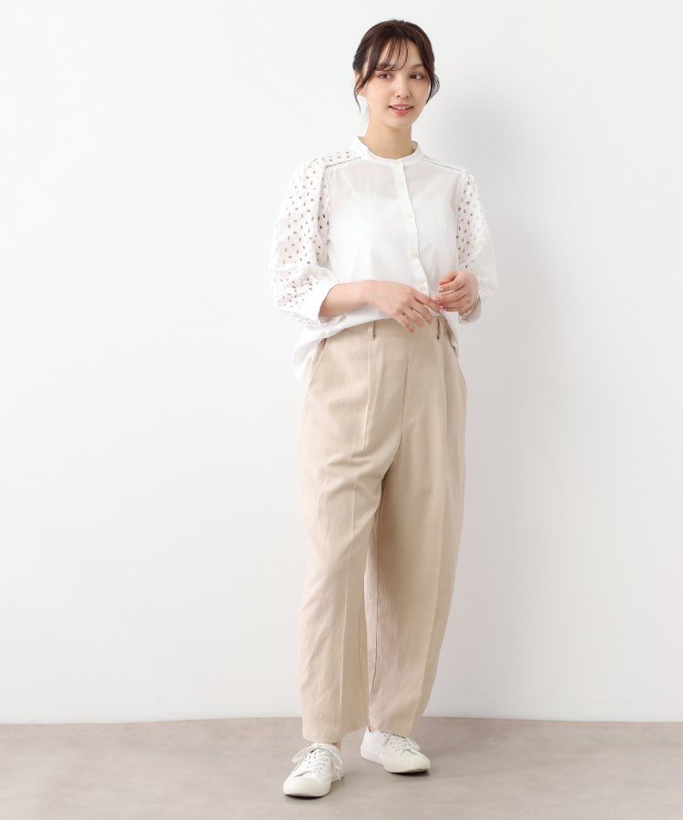 ローラアシュレイ(LAURA ASHLEY)の【人気デザイン！コットン100％／袖レース／羽織りに使える】コットンブラウス6