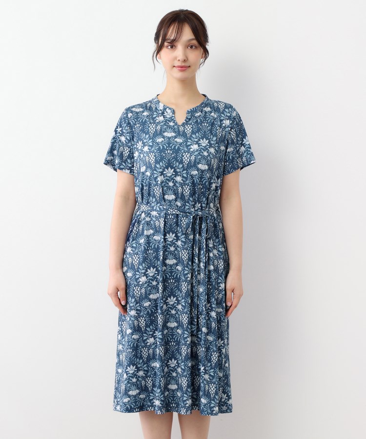ローラアシュレイ(LAURA ASHLEY)の【WEB限定／M～LL3サイズ／ジャージ素材】パルテール柄 ワンピース5