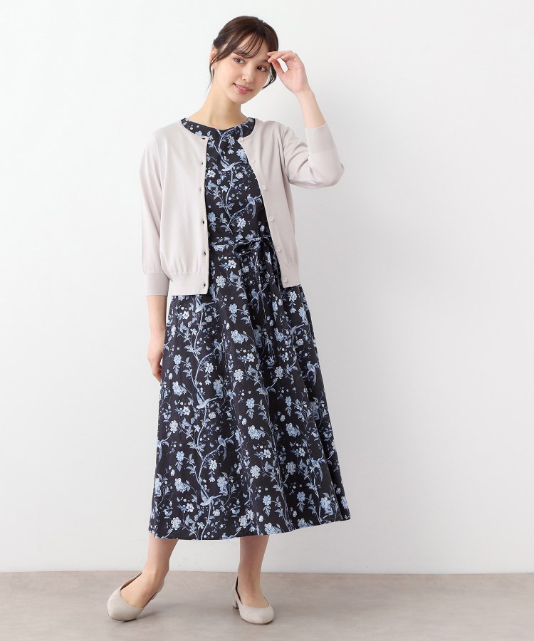 ローラアシュレイ(LAURA ASHLEY)の【接触冷感/UVカット/装飾クリアボタン】 ベーシックカーディガン7