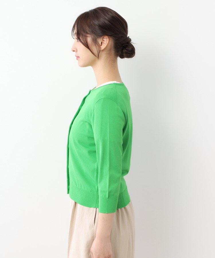 ローラアシュレイ(LAURA ASHLEY)の【接触冷感/UVカット/装飾クリアボタン】 ベーシックカーディガン18