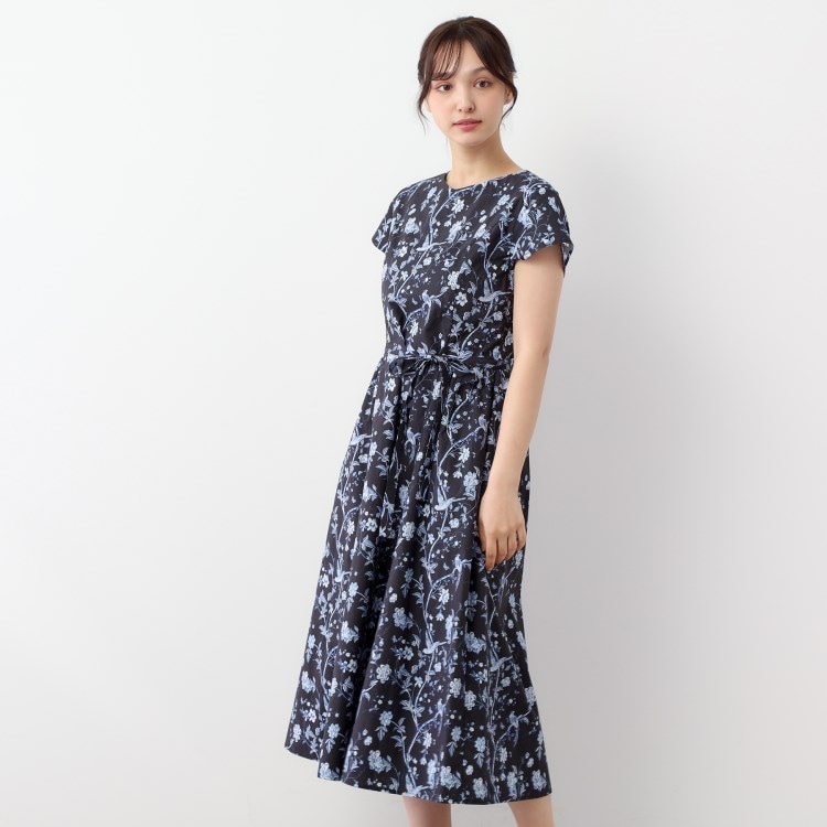 ローラアシュレイ(LAURA ASHLEY)の【WEB限定カラーあり／コットン100％】サマーパレス柄 タイプライターワンピース マキシ・ロングワンピース