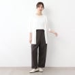 ローラアシュレイ(LAURA ASHLEY)の【リネン混素材／タックあり】きれい見えトラウザー3