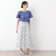 ローラアシュレイ(LAURA ASHLEY)の【コットン100％／ウエストゴム／タックあり】サマーパレス柄 タイプライタースカート2
