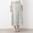 ローラアシュレイ(LAURA ASHLEY)の【コットン100％／ウエストゴム／タックあり】サマーパレス柄 タイプライタースカート15