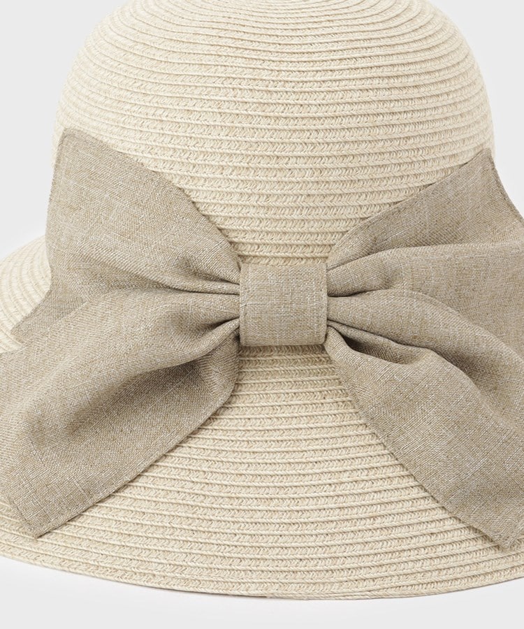 ローラアシュレイ(LAURA ASHLEY)の【お手入れ簡単／洗える】バックリボン キャプリーヌハット8