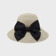 ローラアシュレイ(LAURA ASHLEY)の【お手入れ簡単／洗える】バックリボン キャプリーヌハット2