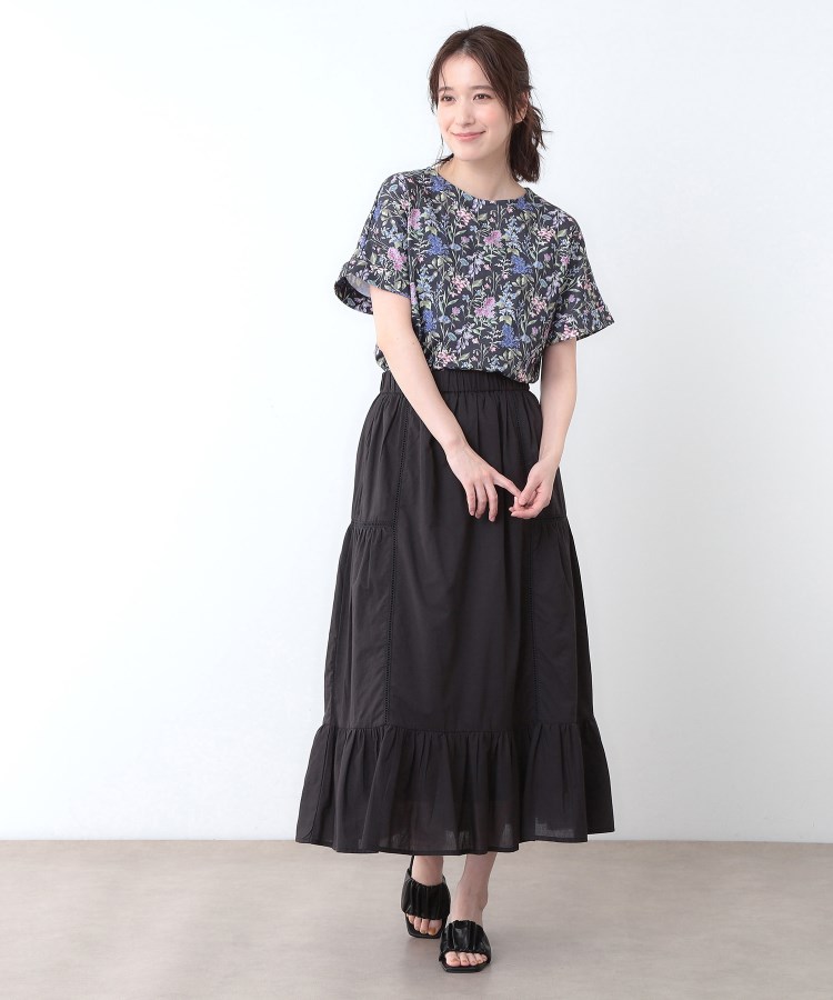 ローラアシュレイ(LAURA ASHLEY)の【ギフトにおすすめ！日本製/コットン100％】エルストンガーデン柄スムースTシャツ6