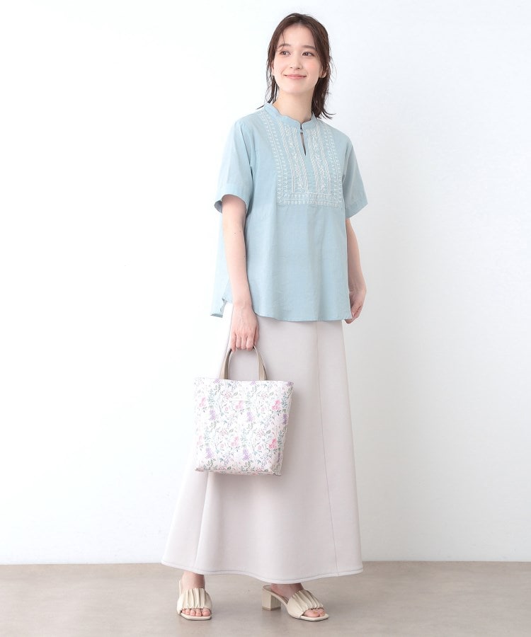ローラアシュレイ(LAURA ASHLEY)の【SETUP可／コットン100％／インド綿／刺繍入り】デザインブラウス3
