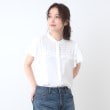ローラアシュレイ(LAURA ASHLEY)の【ミニフリル／比翼前立】 デザインブラウス1