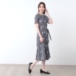 ローラアシュレイ(LAURA ASHLEY)の【ギフトにおすすめ！コットン100％/日本製／ウエストリボン付き】エルストン ガーデン柄ワンピース10