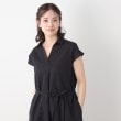ローラアシュレイ(LAURA ASHLEY)の【綿麻素材／ペチコート付き】シャツワンピース1
