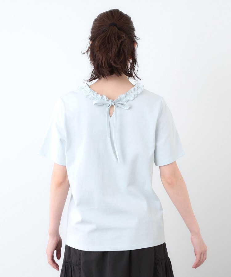ローラアシュレイ(LAURA ASHLEY)の【前後2WAY／コットン100％/日本製】フリルネック Tシャツ22