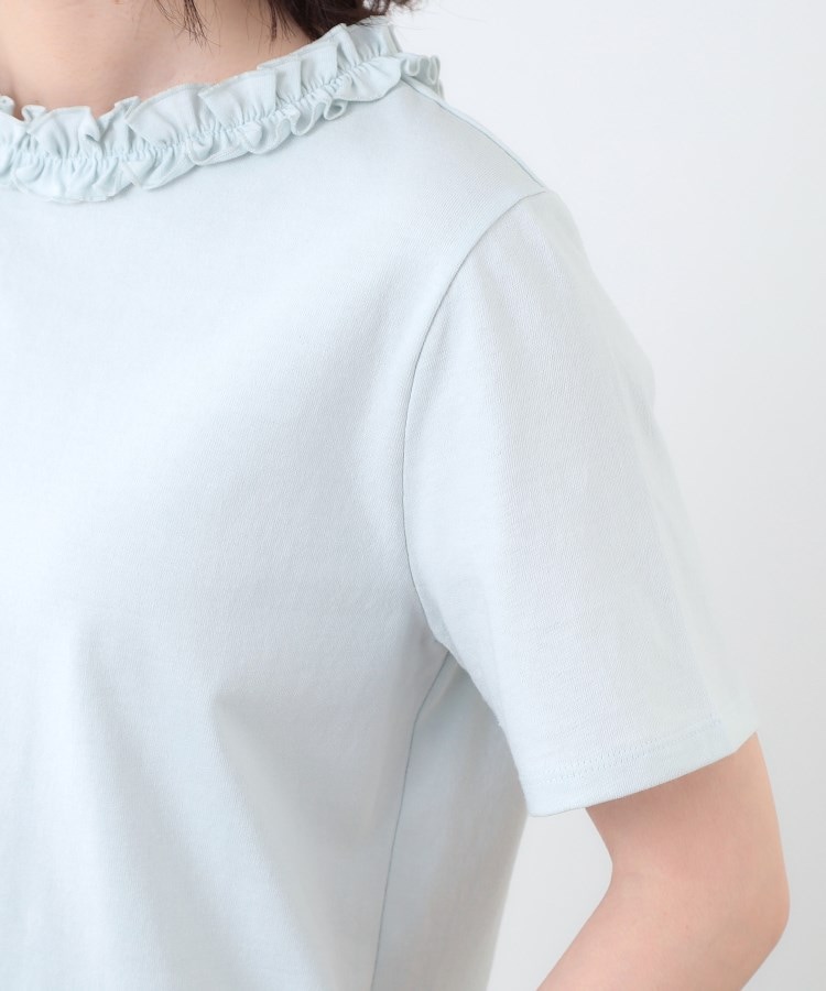 ローラアシュレイ(LAURA ASHLEY)の【前後2WAY／コットン100％/日本製】フリルネック Tシャツ25