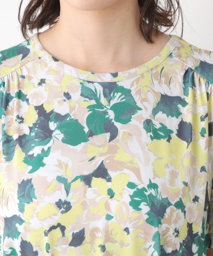 ローラアシュレイ(LAURA ASHLEY)の【洗える／ジャージ素材／同柄アイテムあり】】オーズビー ハイドランジア柄 ワンピース8