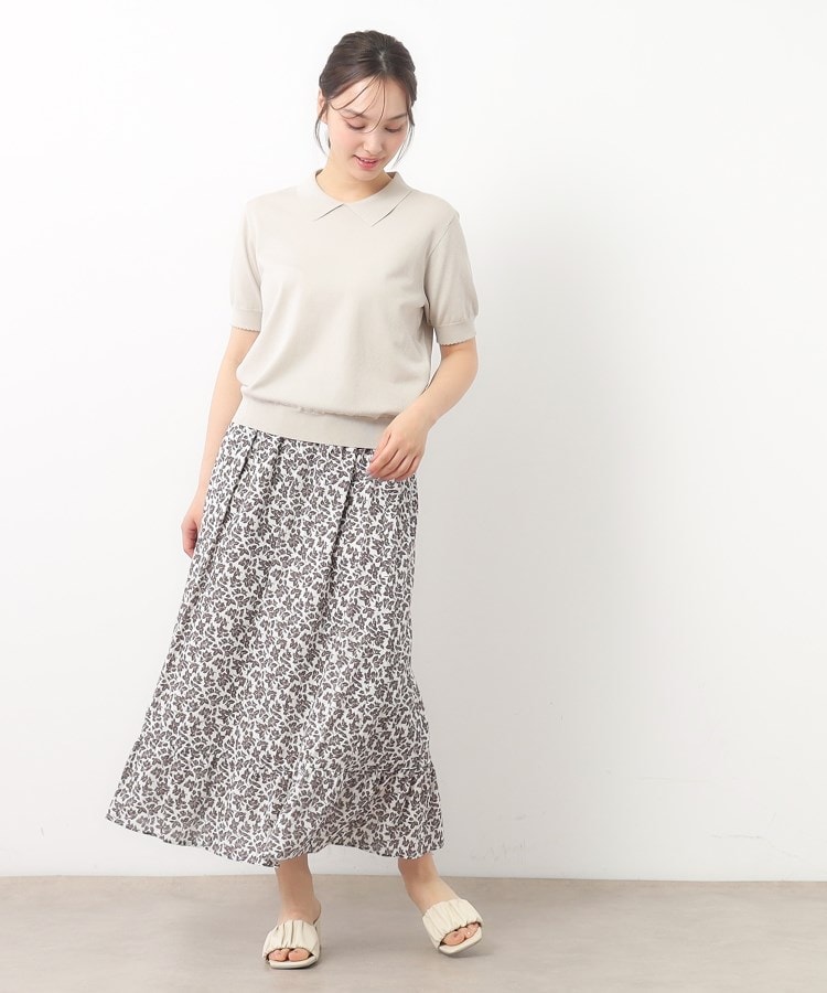 ローラアシュレイ(LAURA ASHLEY)の【UVカット／洗える】衿付きサマーニット2