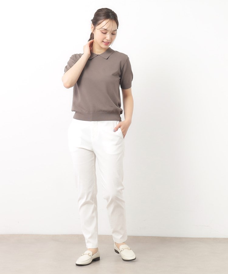 ローラアシュレイ(LAURA ASHLEY)の【UVカット／洗える】衿付きサマーニット6