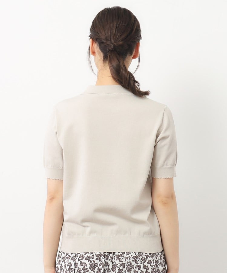 ローラアシュレイ(LAURA ASHLEY)の【UVカット／洗える】衿付きサマーニット11