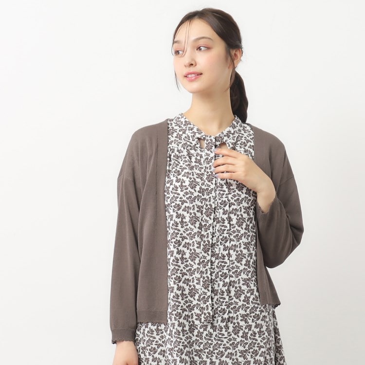 ローラアシュレイ(LAURA ASHLEY)の【UVカット／洗える】トッパーカーディガン カーディガン/ボレロ