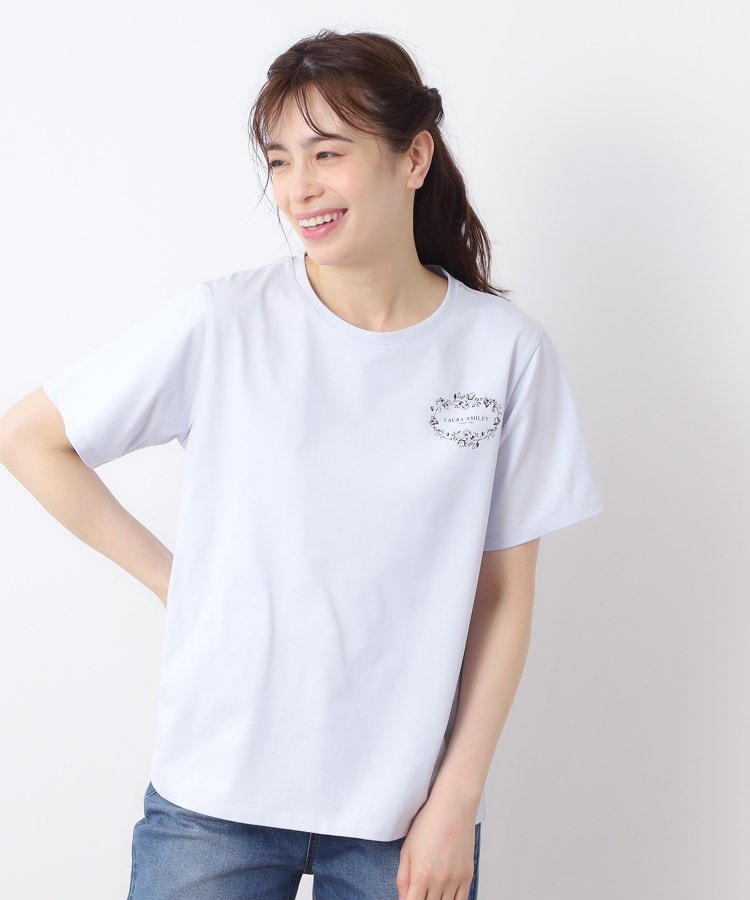 ローラアシュレイ(LAURA ASHLEY)の【日本製】フローラルクラウン ロゴTシャツ10