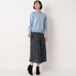 ローラアシュレイ(LAURA ASHLEY)の【洗える】フリルハイネックコットン混プルオーバー34