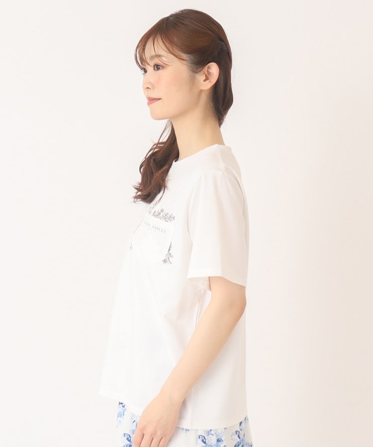 ローラアシュレイ(LAURA ASHLEY)の【接触冷感/洗える】ブランブル柄ポケットTシャツ2