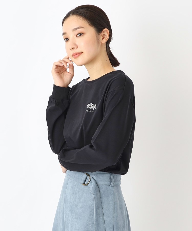 ローラアシュレイ(LAURA ASHLEY)の【洗える】ブランブルロングTシャツ12