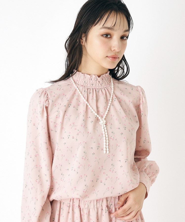 ローラアシュレイ(LAURA ASHLEY)の【留め具調節可】淡水パール ボウタイネックレス7