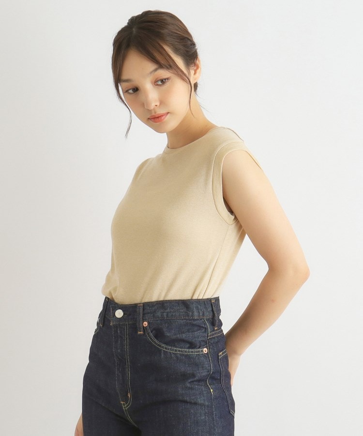 ローラアシュレイ(LAURA ASHLEY)の【日本製/3colors】ラメフライス タンクトップ5