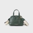 ローラアシュレイ(LAURA ASHLEY)の【牛革／ショルダー布ベルト付】レザーボウラーミニサッチェルバッグ7