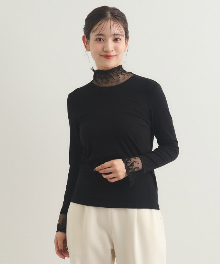 ローラアシュレイ(LAURA ASHLEY)の【チュール付き】フライスカットソー5