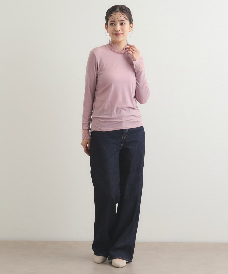 ローラアシュレイ(LAURA ASHLEY)の【チュール付き】フライスカットソー15