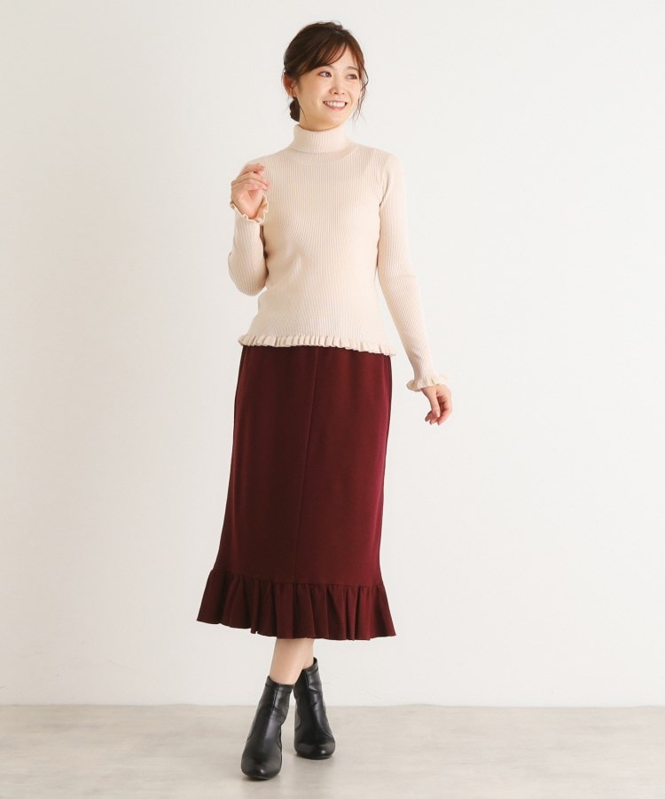 ローラアシュレイ(LAURA ASHLEY)のリブタートルフリルニット3