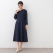 ローラアシュレイ(LAURA ASHLEY)の【セレモニー可】キーネックジャカードワンピース3