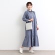 ローラアシュレイ(LAURA ASHLEY)の【牛革レザー／ショルダー長さ調節可】フラットバッグ2