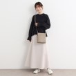 ローラアシュレイ(LAURA ASHLEY)の【牛革レザー／ショルダー長さ調節可】フラットバッグ8