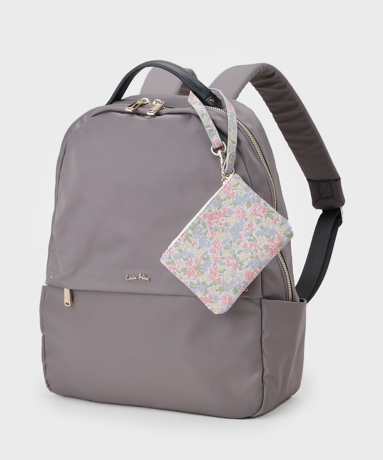 ローラアシュレイ(LAURA ASHLEY)の【4L収納／クッションポケット／ポーチ付き】多機能バックパック6