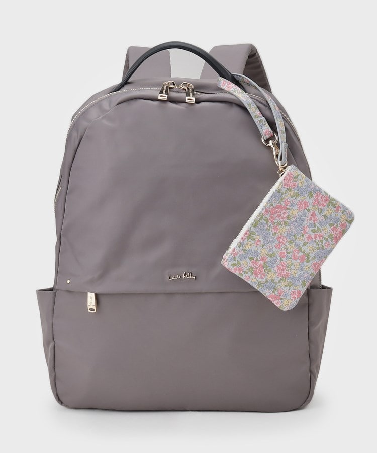 ローラアシュレイ(LAURA ASHLEY)の【4L収納／クッションポケット／ポーチ付き】多機能バックパック7