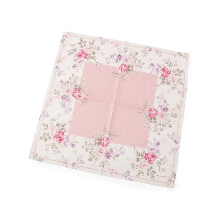 フラワー柄スクエア配色ランチクロス ハンカチ ハンドタオル Laura Ashley Home ローラアシュレイ ワールド オンラインストア World Online Store フラワー柄スクエア配色ランチクロス ハンカチ ハンドタオル Laura Ashley Home ローラアシュレイ ワールド オンラインストア World Online Store