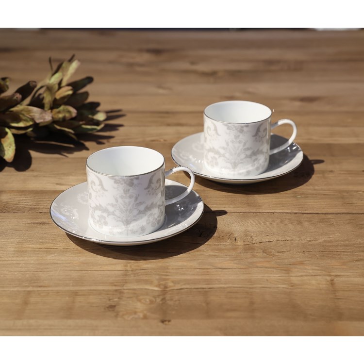 ローラアシュレイホーム(LAURA ASHLEY HOME)のジョゼッテ柄　カップ＆ソーサーペアSET コーヒー･ティーグッズ