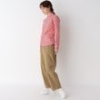 ローラアシュレイホーム(LAURA ASHLEY HOME)の【Lサイズあり/日本製/ワンマイルウエア】丸衿ロゴ刺しゅうシャツ13
