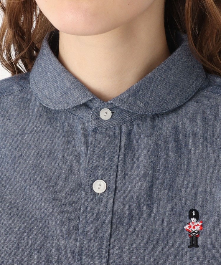 ローラアシュレイホーム(LAURA ASHLEY HOME)の刺繍入りラウンドカラーシャツ4